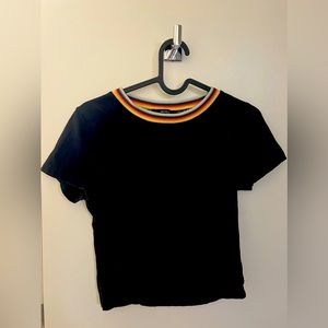 Rainbow crop top